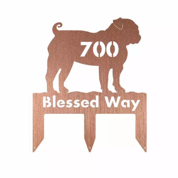 Custom Pug Metal Sign