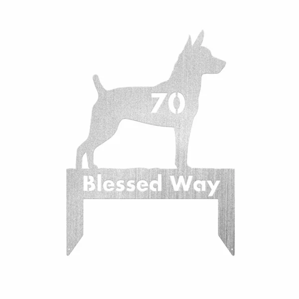 Custom Rat Terrier Metal Sign - Image 3