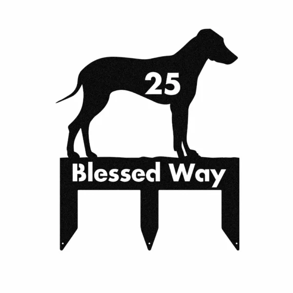 Custom Rhodesian Ridgeback Metal Sign