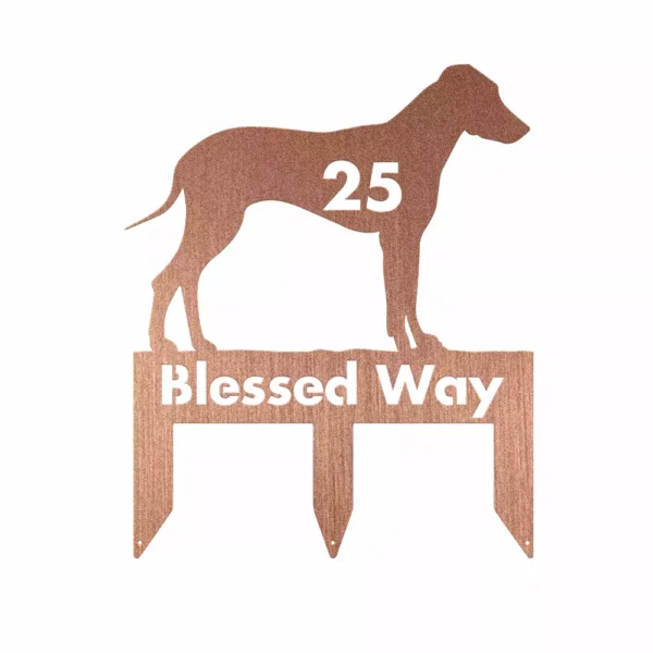 Custom Rhodesian Ridgeback Metal Sign - Image 3