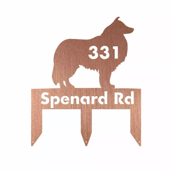 Custom Rough Collie Metal Sign - Image 3