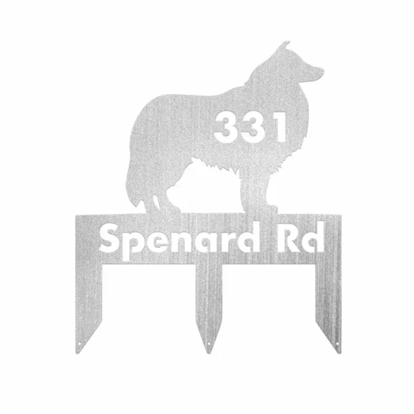 Custom Rough Collie Metal Sign - Image 2