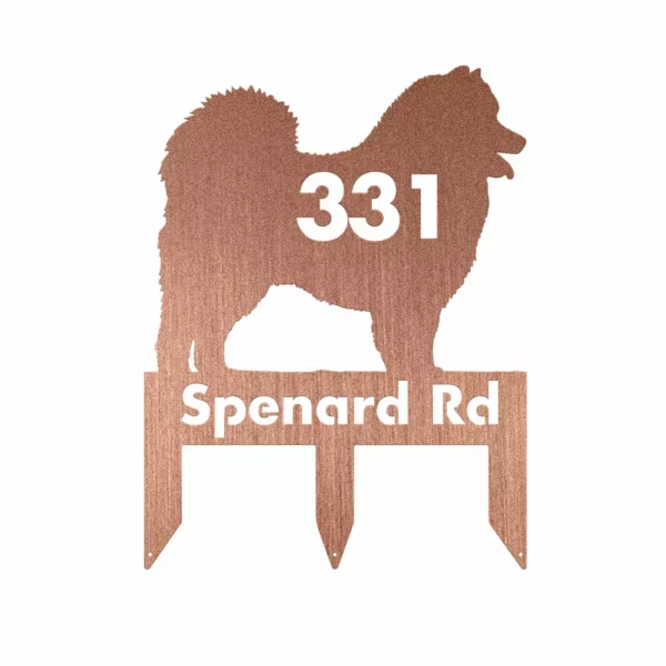 Custom Samoyed Dog Metal Sign - Image 3
