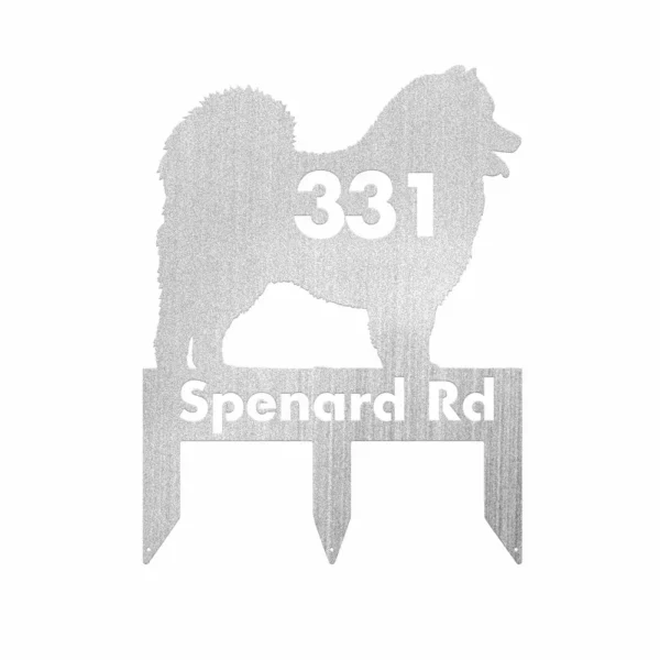Custom Samoyed Dog Metal Sign - Image 2