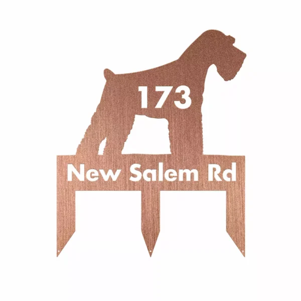 Custom Schnauzer Metal Sign - Image 3