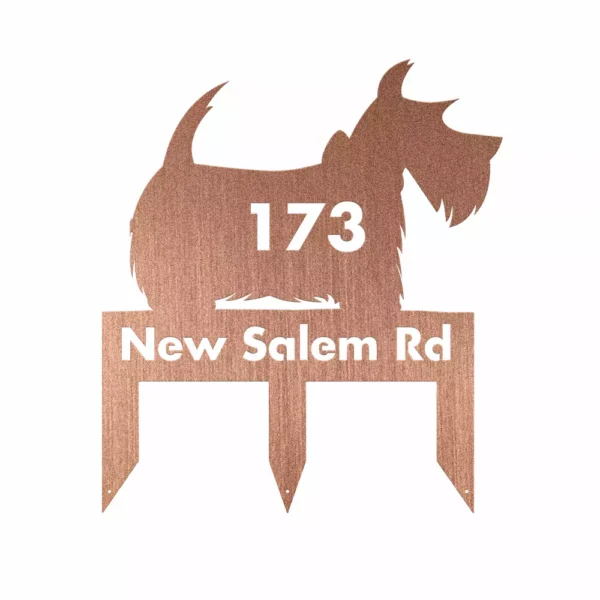 Custom Scottish Terrier Metal Sign - Image 3