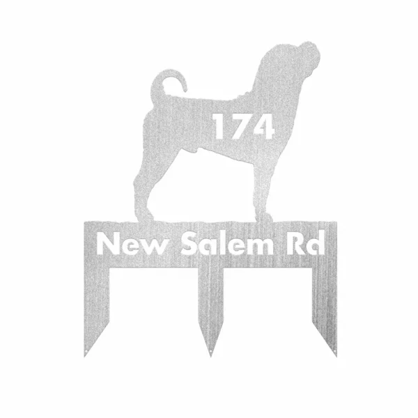 Custom Shar Pei Metal Sign - Image 2
