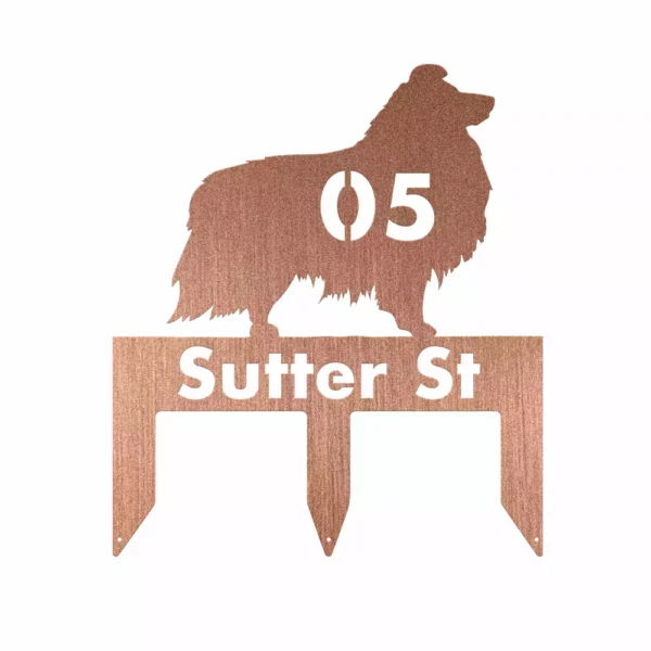 Custom Shetland Sheepdog Metal Sign - Image 3