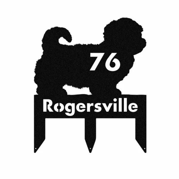 Custom Shih Tzu Metal Sign