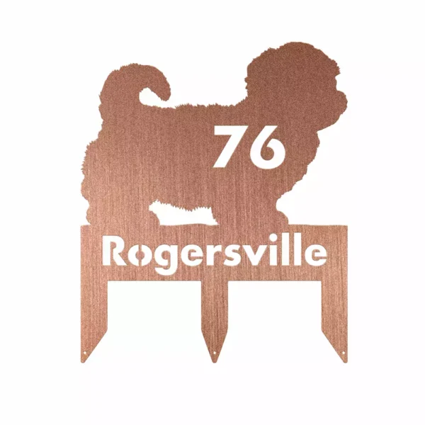 Custom Shih Tzu Metal Sign - Image 3