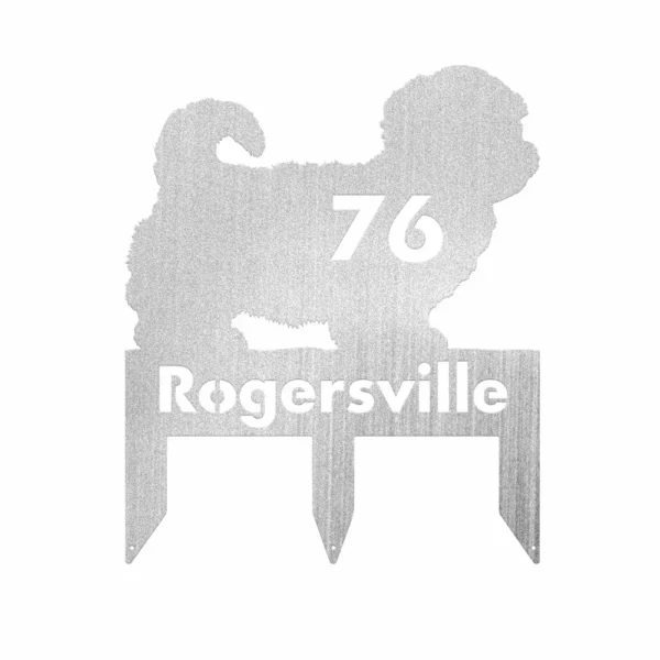Custom Shih Tzu Metal Sign - Image 2