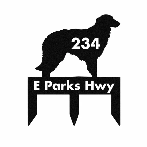 Custom Silken Windhound Metal Sign