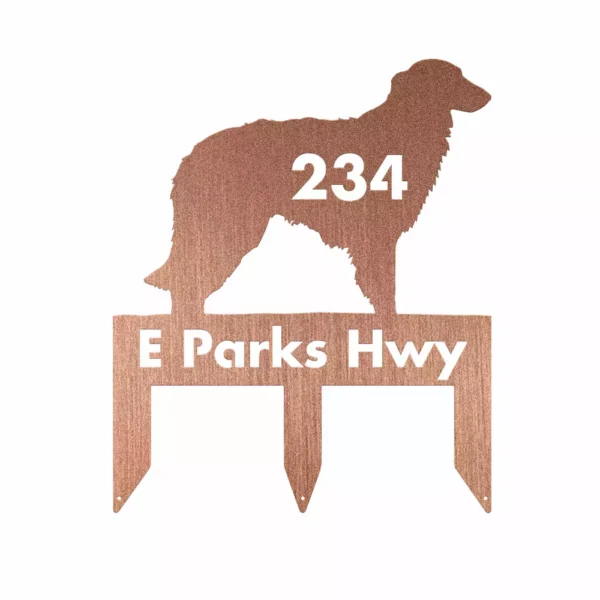 Custom Silken Windhound Metal Sign - Image 3