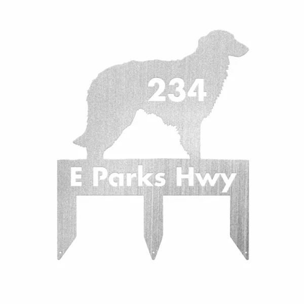 Custom Silken Windhound Metal Sign - Image 2