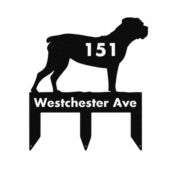 Custom South African Boerboel Metal Sign