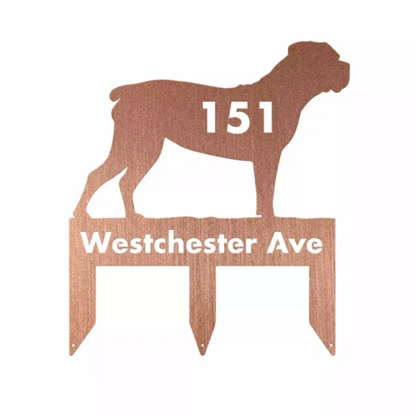Custom South African Boerboel Metal Sign - Image 3