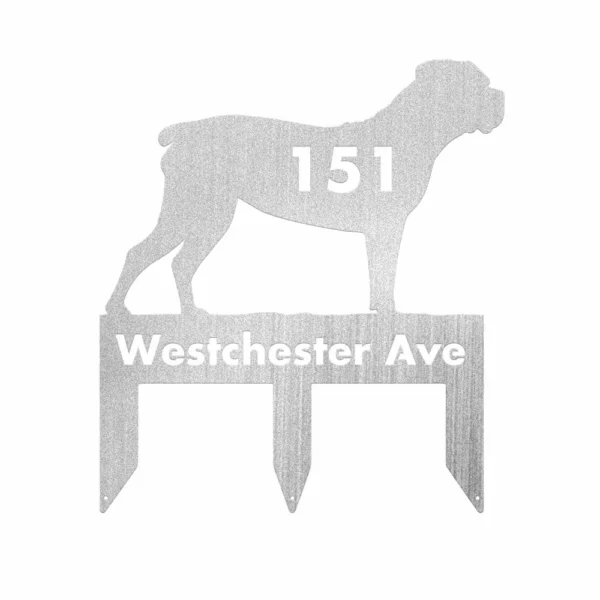 Custom South African Boerboel Metal Sign - Image 2