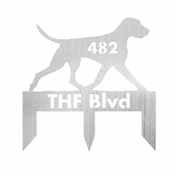Custom Vizsla Wirehaired Metal Sign - Image 3