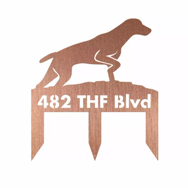 Custom Weimaraner Metal Sign - Image 3