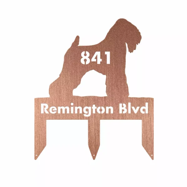 Custom Wheaten Terrier Metal Sign - Image 3