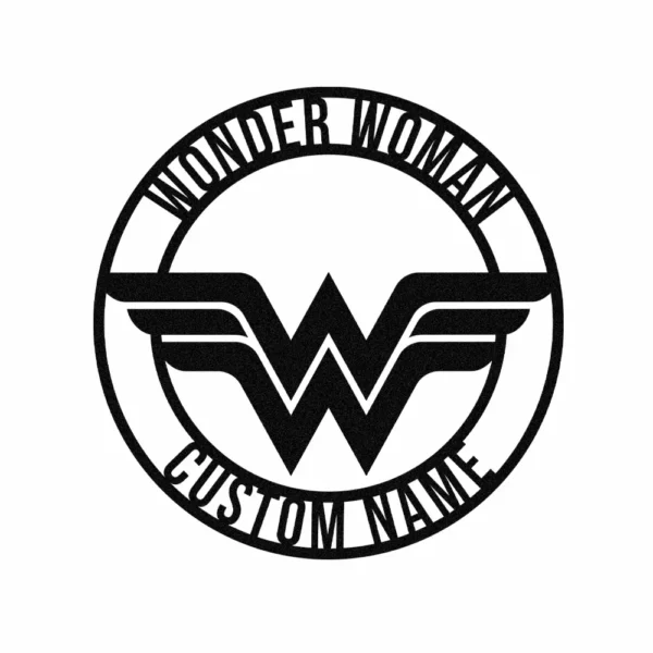 Wonder Woman Metal Sign - Image 4