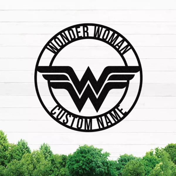 Wonder Woman Metal Sign - Image 2