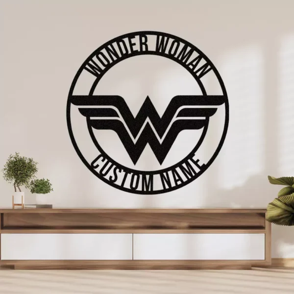 Wonder Woman Metal Sign