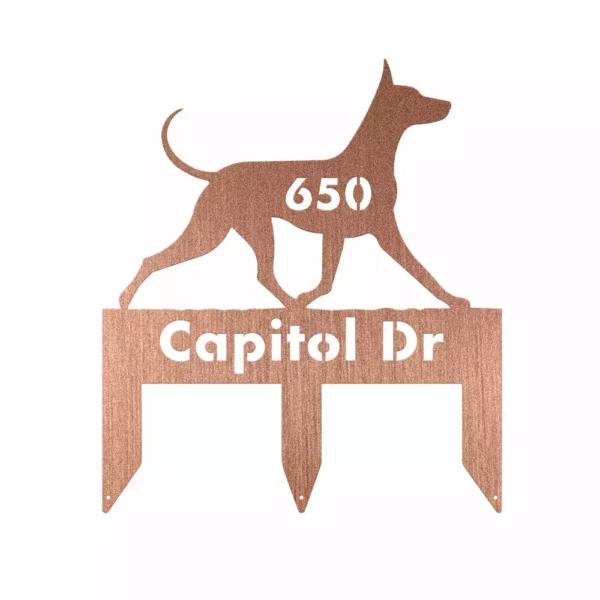Custom Xoloitzcuintli Metal Sign - Image 2